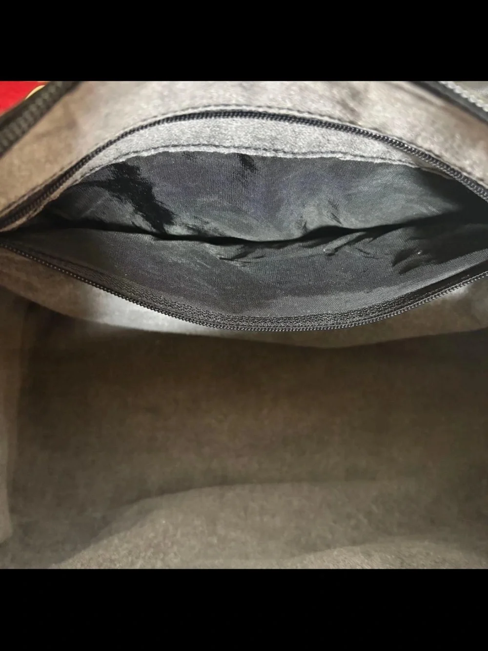 Gucci Black GG Canvas Top-Handle Shoulder Bag